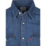 Levi's - Barstow Western Overhemd - Denim - Lange Mouwen - 100% Katoen