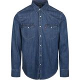Levi's - Barstow Western Overhemd - Denim - Lange Mouwen - 100% Katoen