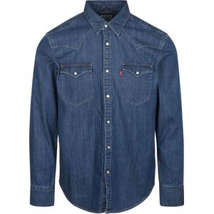 Levi's - Barstow Western Overhemd - Denim - Lange Mouwen - 100% Katoen
