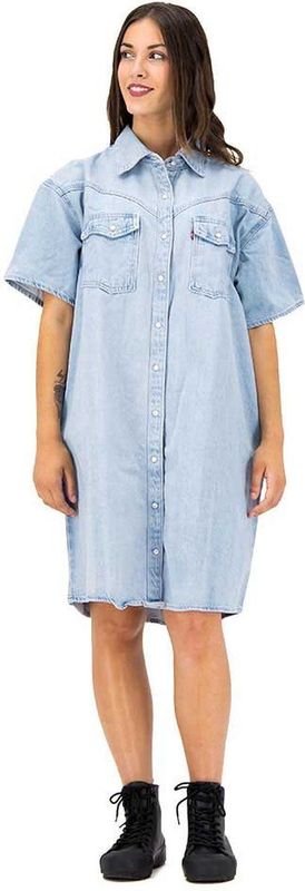 Levi's - Elowen Western - A-lijn Jurk - Indigo Ston
