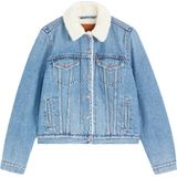 Levi's - Denim Jacket - Blauw - Dames Katoenen Jas