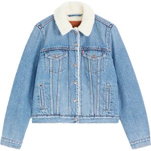 Levi's - Denim Jacket - Blauw - Dames Katoenen Jas