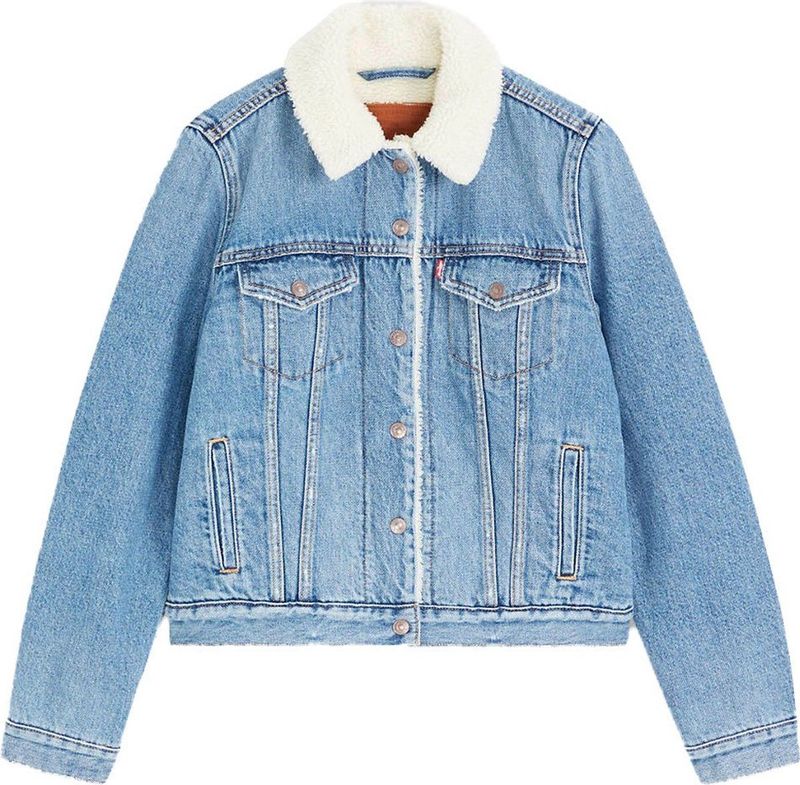 Levi's - Denim Jacket - Blauw - Dames Katoenen Jas