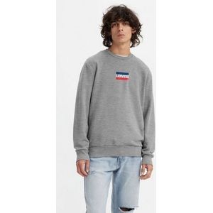 Levi's Standard Graphic Crew Sweatshirt voor heren (1 stuk), Sportswear Midtone Heather