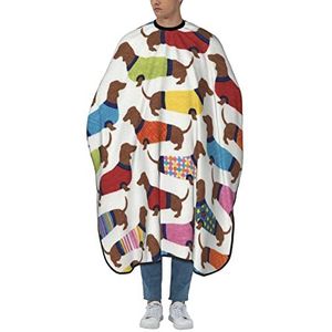Kapperscape teckel trui kerstcadeau kappers jurk antistatisch kapsalon cape mode salon kapper capes voor kinderen salon haarknippen