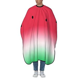 Kapper Kapsel Cape Grappige Watermeloen Fruit Meloen Kapper Schort Waterdichte Kappers Schort Unisex Haar Snijden Jurk Voor Mannen Familie Vrouwen