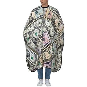 Barbier Cape Model Geld Dollars Cap Professioneel Kapsel Schort Polyester Kappers Cape Voor Kapper Haar Kapper