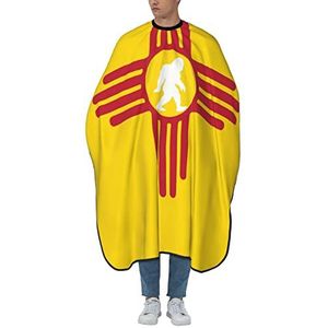 Kapper Cape Vlag New Mexico Bigf Oot Kapper Schort Cape Professionele Kappers Gown Professionele Kappers Cape Voor Mannen Kapper Vrouwen