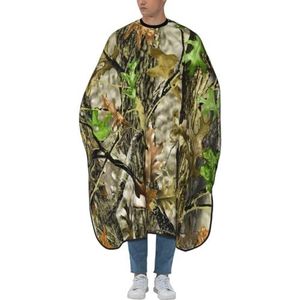 Kappersmantel Bladeren Camo Jacht Salon Cape Originele Kapperscape Antistatische Salon Cape Voor Kapsel Kinderen Salon