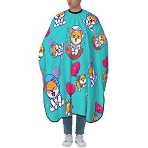 Leuke Snijcape, Shiba Inu Kapperscape Gemakkelijk Schoon Professionele Haarcape Schort Voor Kapsalon Haar Salon