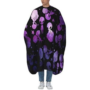 Salon Cape Muffin Alien Galaxy Kapper Schort Cape Professionele Kappers Salon Cape Unisex Volledige Lengte Cape Voor Kinderen Kinderen Kapsel
