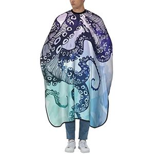 Kapmantel Kleurrijke Onderwaterdier Kapper Cape Antistatische Styling Schort Professionele Schort Voor Salon Kapsel Vrouwen