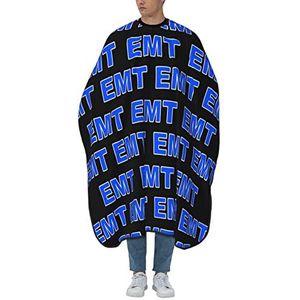 Kappersschort Emt Emergency Medisch Technicus Kapper Cape Antistatische Haar Snijden Cape Professionele Kappers Voor Mannen Vrouwen Kids