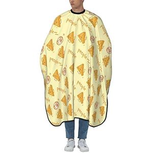 Salon Cape Grappige Kaas Junket Fruit Jelly Kappers Schort Waterdichte Styling Capes Unisex Kappers Toga Voor Styling Mannen Familie