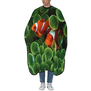 Kappers Jurk Clownvis Tropische Vis Nemo Tondejas Polyester Haircut Cape Verstelbare Kapperscape Voor Haarstyling Haarsnit Haarknippen