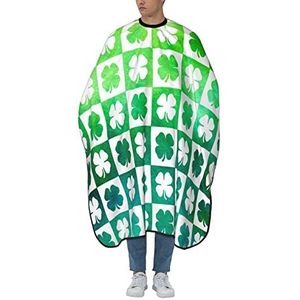 Kapperscape Klee Voor St. Patrick'S Day Kapperscape Verstelbare Styling Schort Professionele Barber Cape Voor Kapsel Vrouwen Haarknippen