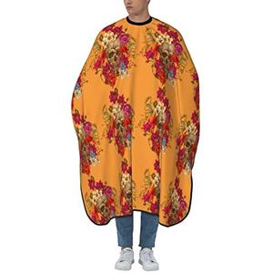 Kapper Kapsel Cape Bloem Suiker Schedel Kapper Cape Professionele Kappers Salon Cape Professionele Kappers Schort Voor Mannen Kapper Kids