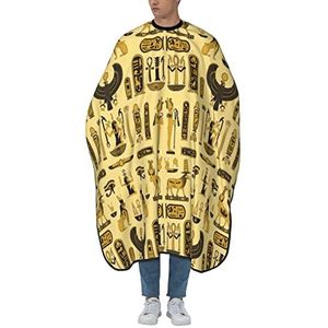 Salon Cape Oude Egyptische Farao Sigil Haar Snijden Schort Vlekbestendige Kappers Gown Anti-Statische Haar Knipjurk Voor Styling Kapsel Familie