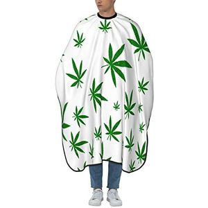 Kappers Cape Onkruidblad Canabis Salon Cape Origineel Schort Professionele Kappers Schort Voor Volwassenen Kinderen Salon
