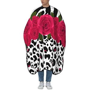 Kapperscape dier luipaard zebra roze kapperscape polyester kappersmantel licht kapper kapperscape kapperscape kapperscape styling