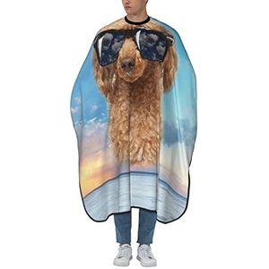 Snijcape zonnebril poedel speelgoed draagbare kappersschort professionele kapsalon cape kapsel cape voor kapsels salon tieners