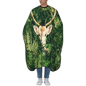 Leuke Wapiti Bladeren Camouflage Haarcape Gemakkelijk Schoon Gemakkelijk Schoon Kappers Schort Kapper Cape Voor Woonkamer Kappers Kapsalon