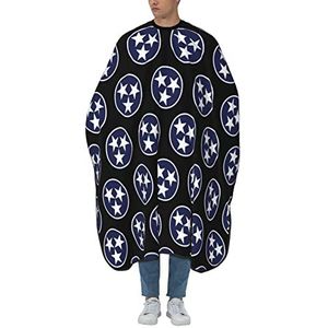 Kappers Jurk Drie-Sterren Tennessee Vlag Haarknip Cape Antistatische Styling Schort Professioneel Schort Voor Kapsel Haarknippen Kinderen