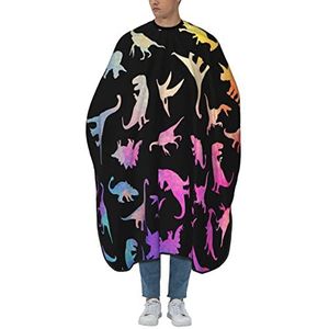 Kappers Cape Regenboog Dinosaurus Fun Professionele Kapper Cape Antistatische Kapper Capes Schort voor Kappers Kappers Snijden