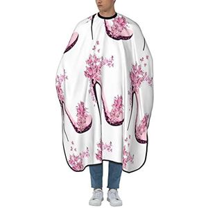 Salon Cape Hoge Hak Versierde Vlinders Snijcape Professionele Barber Cape Waterdicht Salon Kappers Cape Voor Salon Vrouwen Volwassenen