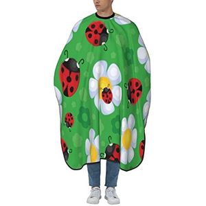 Dier Groene Zonnebloem Haar Knipbeurt Cape Waterdichte Kappers Schort Professionele Kapperscape Voor Haar Salon Knipbeurt