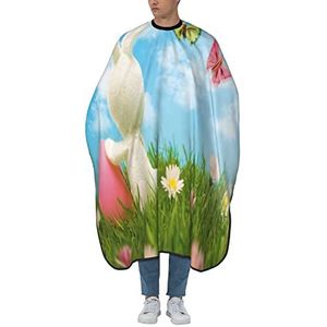 Kappers Schort Vlinder Eieren Kleurrijke Paashaas Cape Snijden Kappers Mode Professionele Kappers Schort Salon Schort Voor Volwassenen Barbiers