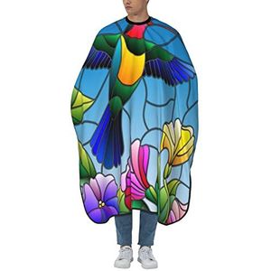 Haar Snijden Schort Kleurrijke Vogel Bloem Kappers Schort Professionele Kappers Schort Antistatische Kappers Voor Vrouwen Kapper Kappers