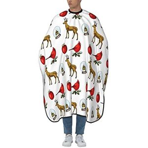 Kapsel Cape Kerst Vogel Herten Sneeuwbal Draagbare Kapper Schort Kappers Schort Gemakkelijk Schoon Kappers Cape Voor Kapsel Kapsel Knippen