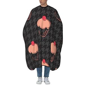 Salon Cape Houndstooth Cake Plaid Rooster Kappers Schort Professionele Kappers Gown Anti-Statische Schort Voor Mannen Vrouwen Styling