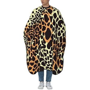 Snijcape Kleurrijke Luipaard Camouflage-Camouflage Kappers Jurk Originele Salon Kappers Cape Professionele Barber Cape Voor Vrouwen Kapsel Volwassenen