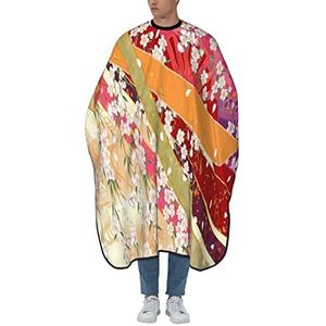 Salon Cape Japanse Roze Kersen Bloem Kapper Schort Cape Unisex Kappers Cape Antistatische Kapsel Cape Voor Vrouwen Kapsel Haar Knippen