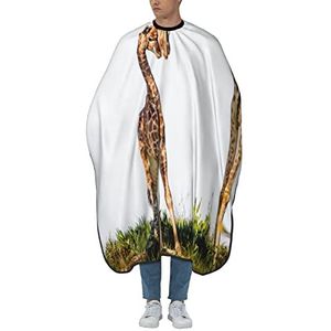 Haar Snijden Schort 3D Giraffe Zuid-Afrika Kapper Cape Gepersonaliseerde Kappers Toga Waterdichte Haar Snijden Toga Voor Kinderen Styling Coloring