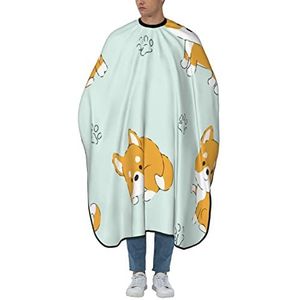 Kapperscape Shiba Inu Akita Grappig Schort Professionele Kappers Snijden Haar Polyester Cape voor Snijden En Haar Sterven Kapsel Haar