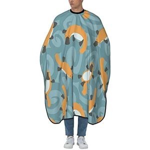 Kapper Kapsel Cape Zwemmen Leuke Vogelbekdier Kappers Gown Professionele Schort Verstelbare Styling Capes Voor Kinderen Kapsel Kleurplaten