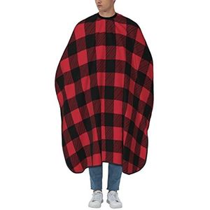 Kapper Schort Cape Buffalo Plaid Gelukkig Camper Kappers Schort Vlekbestendig Kappers Cape Waterdichte Styling Capes Voor Styling Mannen Kleurplaten