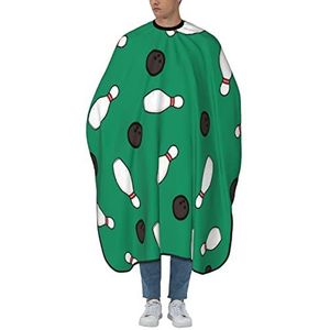 Kapper Schort Bowling Pins Bal Kappers Schort Unisex Kappers Gown Vlekbestendig Salon Jassen Voor Familie Mannen Styling