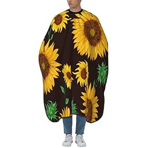 Kapperscape Japanse grote zonnebloem kappersmantel verstelbare kapmantel professionele kapperscape kapperscape voor haarknippen volwassenen kinderen