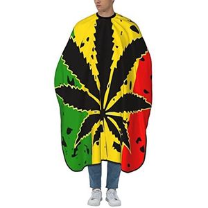 Salon Cape Wiet Cannabis Rasta Kapper Schort Waterdichte Styling Capes Unisex Haar Snijden Cape Voor Salon Kids Mannen