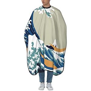 Salon Cape Ukiyo E Japanse Grote Golf Art Haar Snijden Schort Verstelbare Styling Capes Professionele Kappers Jurk Voor Kapsel Kleurplaten Styling