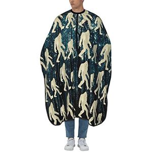 Haar Snijden Schort Bigf Oot Hide Seek Kapper Schort Gepersonaliseerde Salon Jassen Professionele Schort Voor Familie Snijden Salon