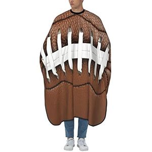 Kappers Schort 3D American Football Haar Snijden Schort Professionele Salon Jassen Vlekbestendige Kapper Jurk Voor Snijden Styling Familie