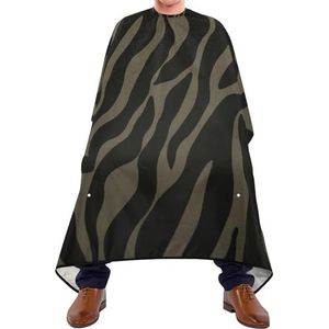 Kapper Cape Naadloze Zebra Huid Strepen Textuur In Vintage Retro Stijl Kappers Schort Professionele Styling Capes Gepersonaliseerde Schort Voor Familie Styling Kinderen