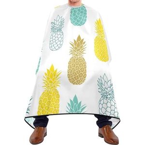 Kapper Kapsel Cape Naadloze Geel Teal Teal Groen Wit Ananas Op Wit Haar Snijden Schort Professionele Kapper Jurk Waterdichte Kapper Kapper Cape Voor Kinderen Kappers Kapper Kapper
