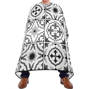 Kappersjurk retro mandala bloemen retro Ottomaanse tribal etnische kappersschort professionele kapperscape antistatische kappers salon cape voor mannen familie vrouwen
