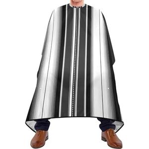 Kapper Kapsel Cape Mexicaanse Zwart Wit Serape Strepen Haar Snijden Schort Professionele Kappers Schort Verstelbare Kappers Cape Voor Kapper Kids Familie